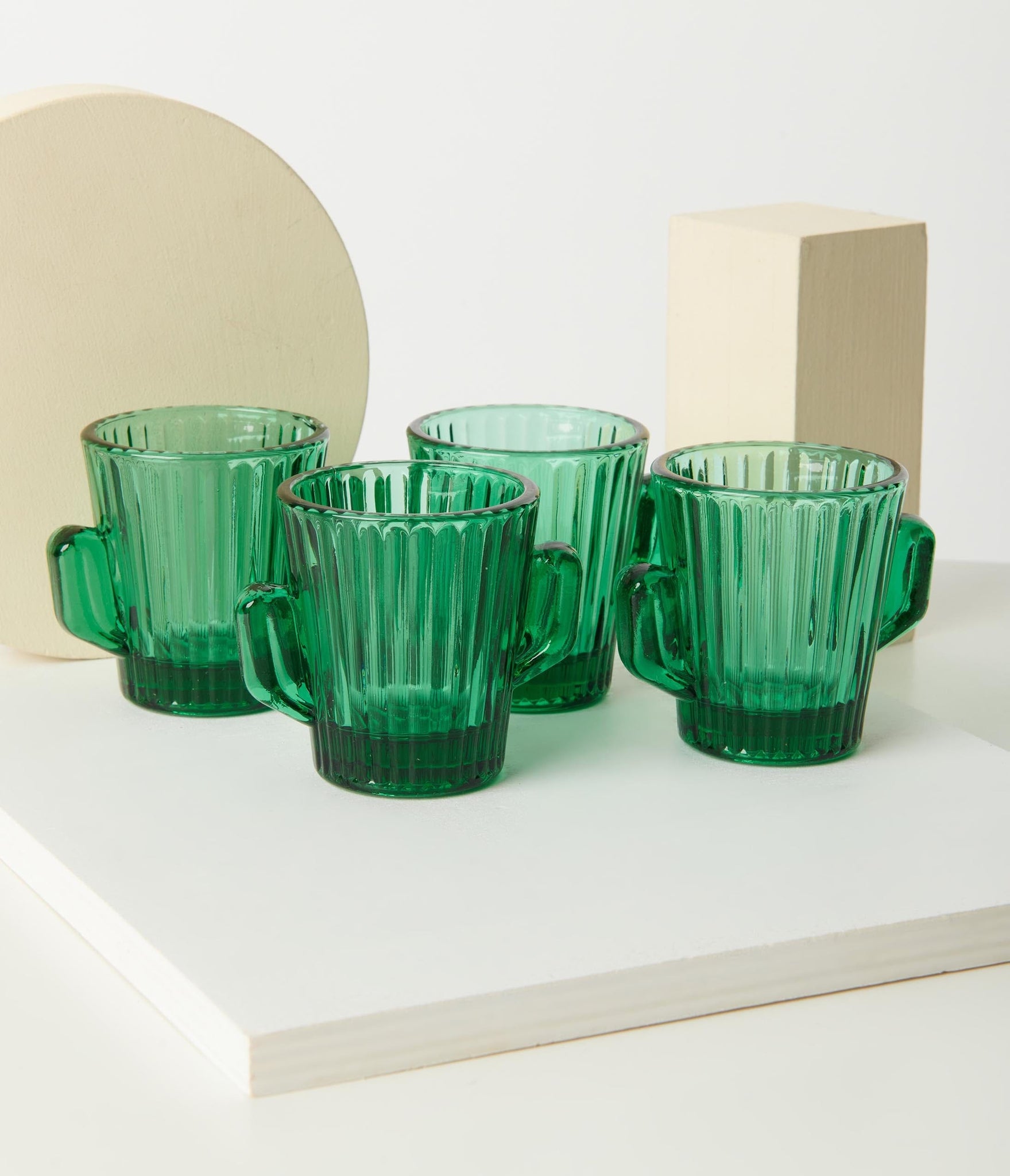 Green Cactus Shot Glasses