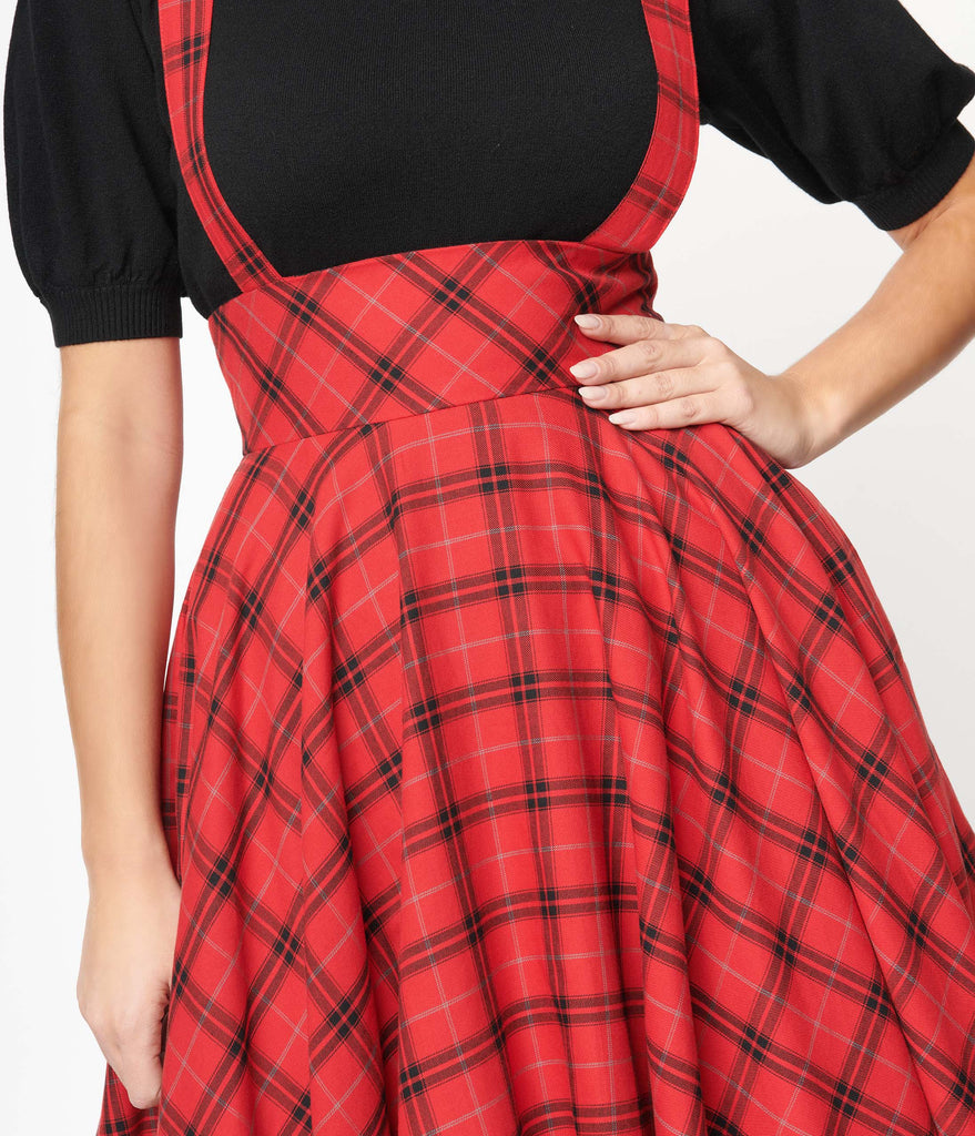 pinafore skirt black