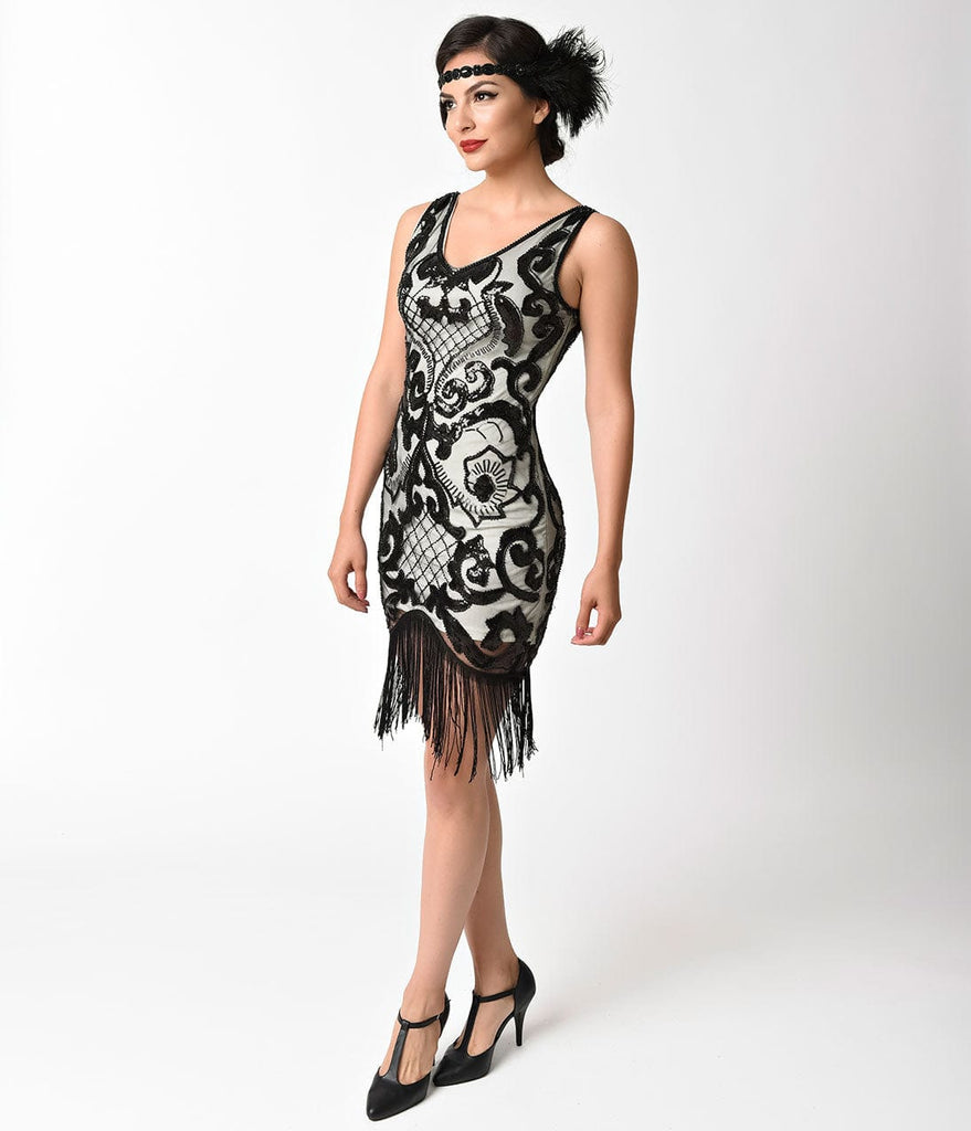 elegant flapper dress