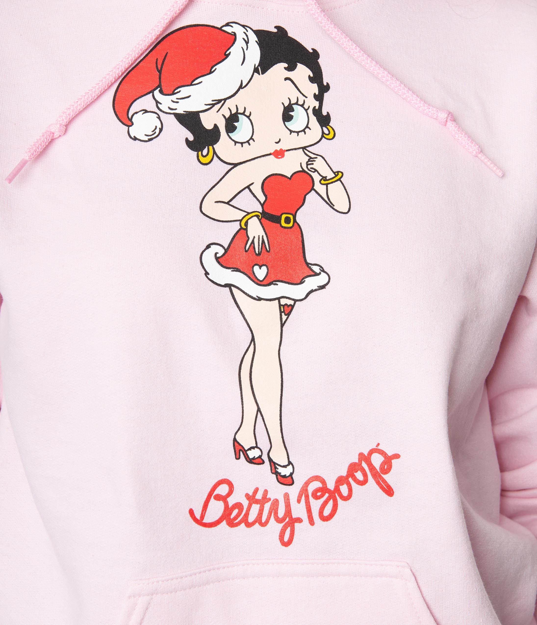 Betty Boop x Unique Vintage Pink Holiday Hoodie