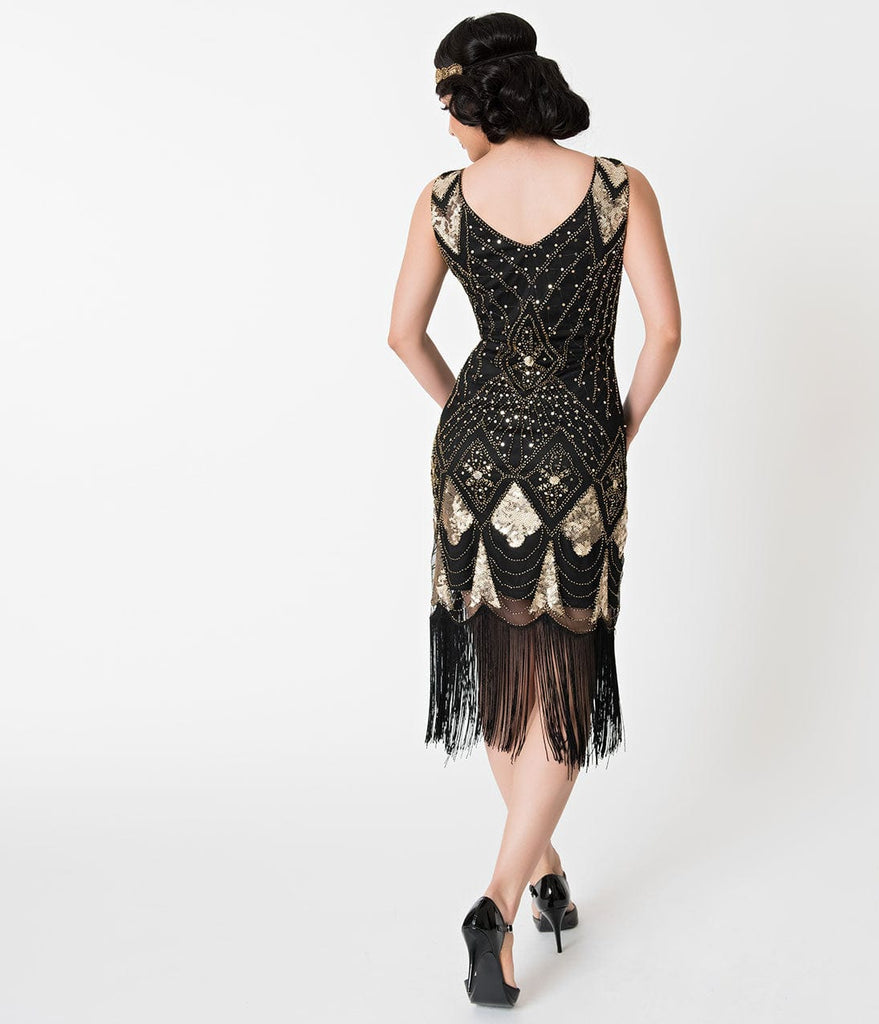 shimmer fringe dress