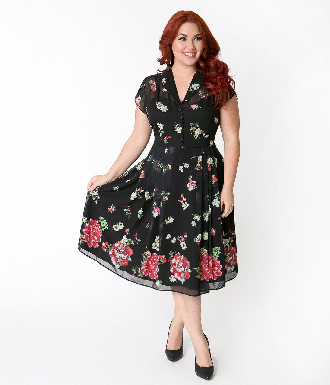 Vintage Style 1940s Plus Size Dresses