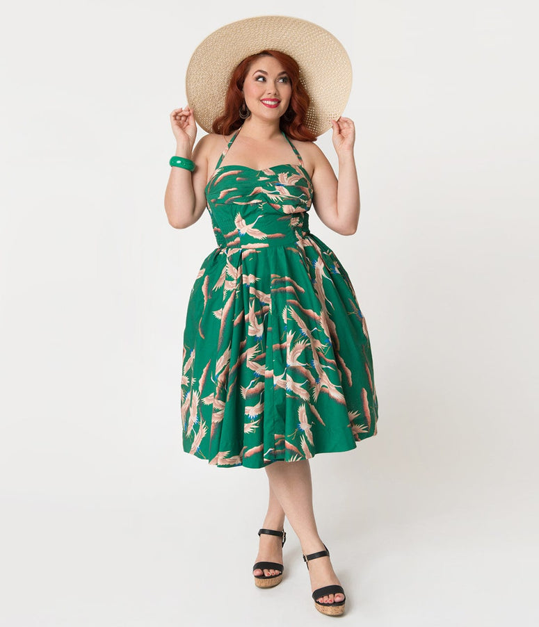 plus size tiki dress