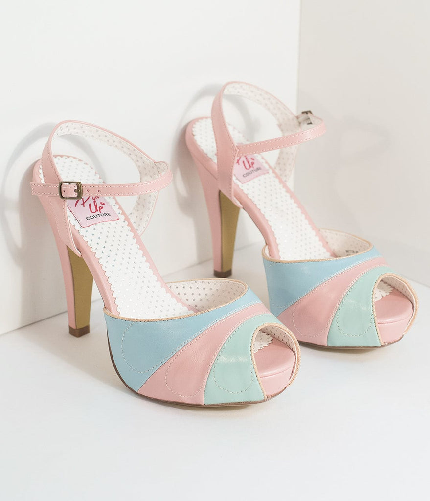 Retro Style Pink \u0026 Pastel Leatherette 