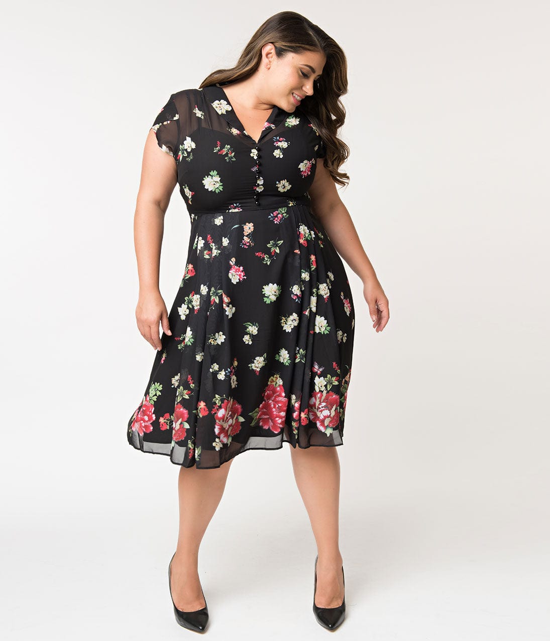 Vintage Style 1940s Plus Size Dresses