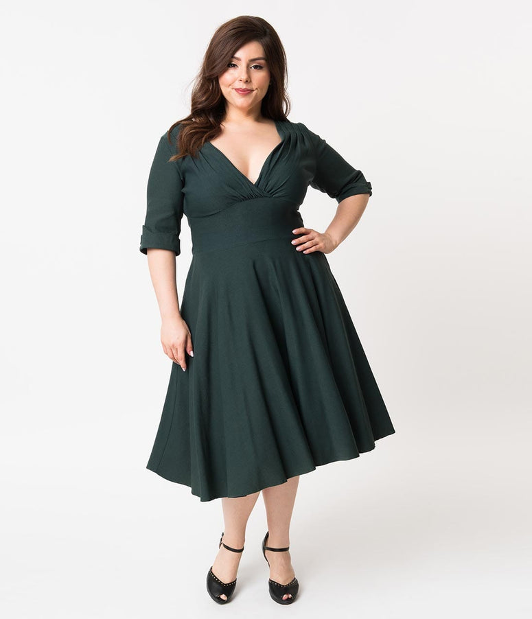 Plus Size Swing Dresses – Unique Vintage