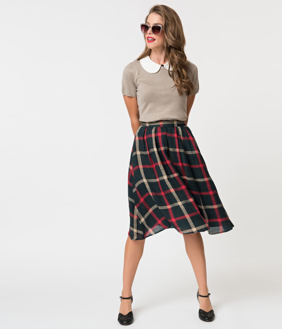 1940s Style Skirts: A-line, Pencil, Jumper Skirts