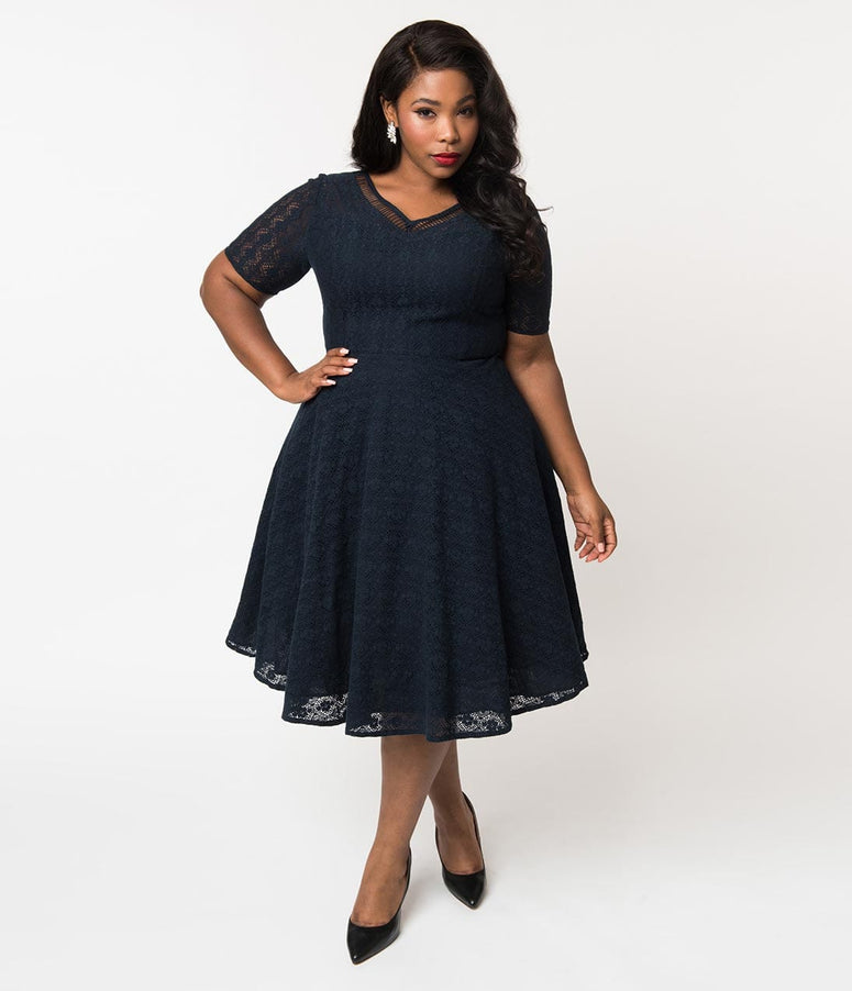 Plus Size Vintage Pin Up Clothing & Dresses – Unique Vintage