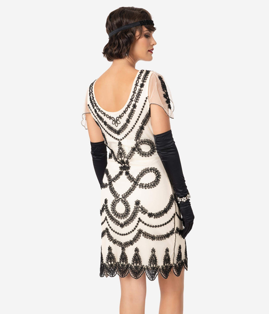 flapper formal dress