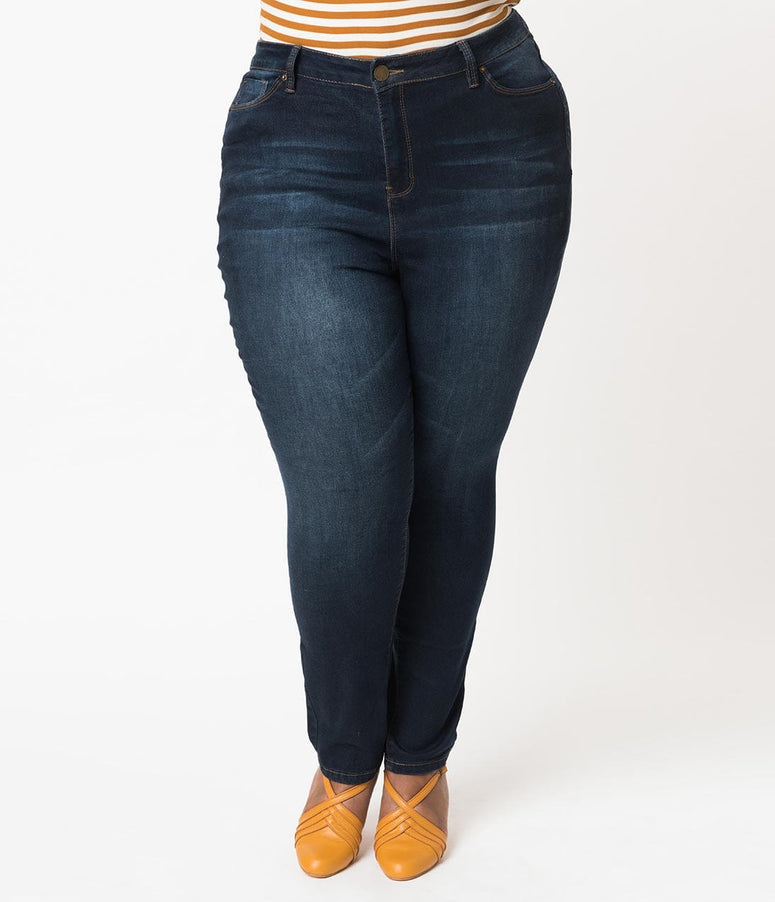 high wasted wide leg jeans