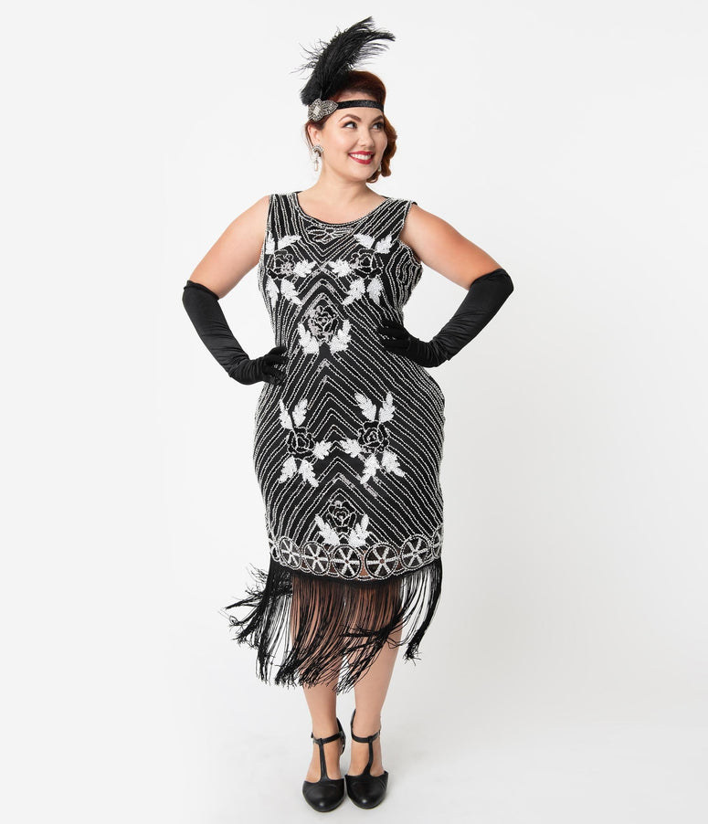 '20s Fringe Flapper Dresses – Unique Vintage