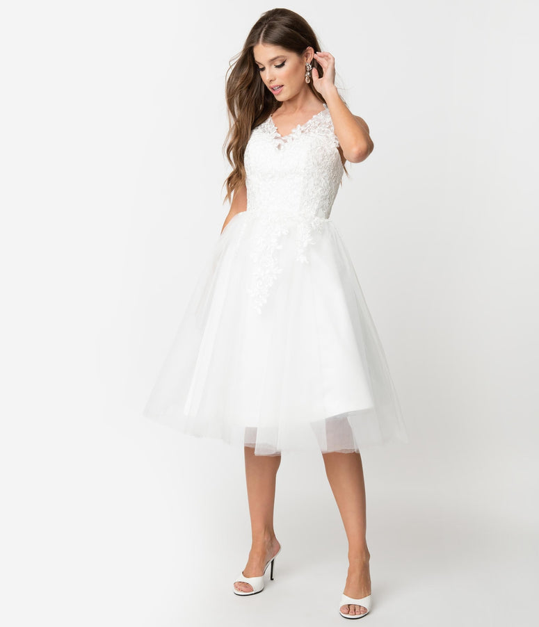 bridal swing dress