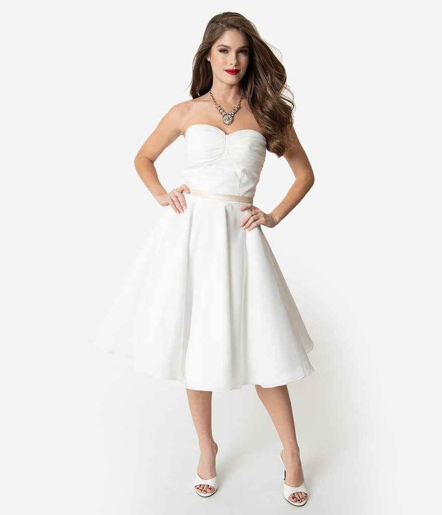 casual strapless dress