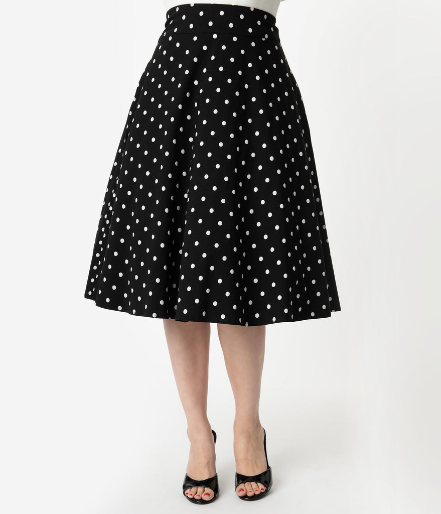 polka dot skirt