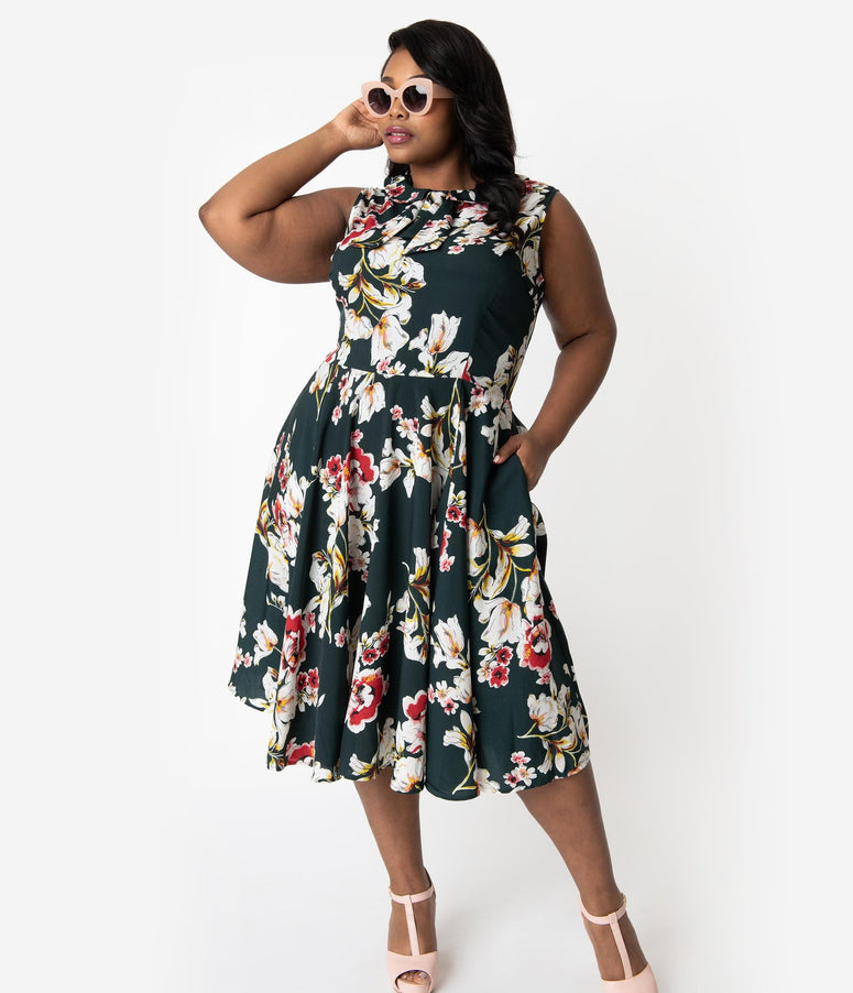 Plus Size Swing Dresses – Unique Vintage