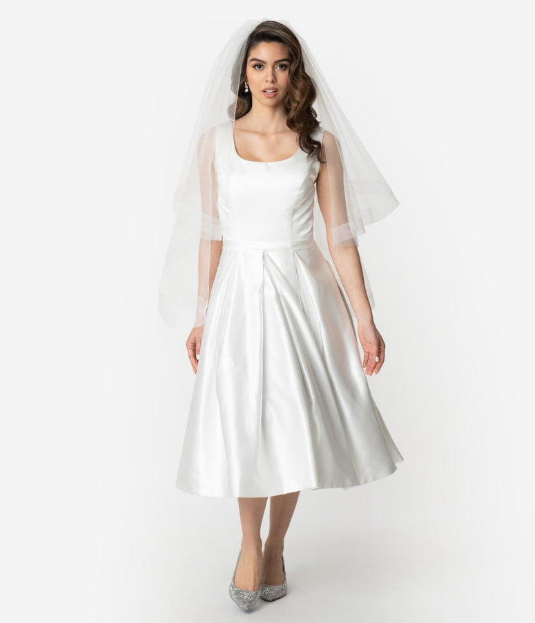 50 s style wedding dresses