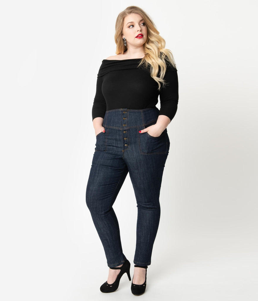 plus size skinny jeans