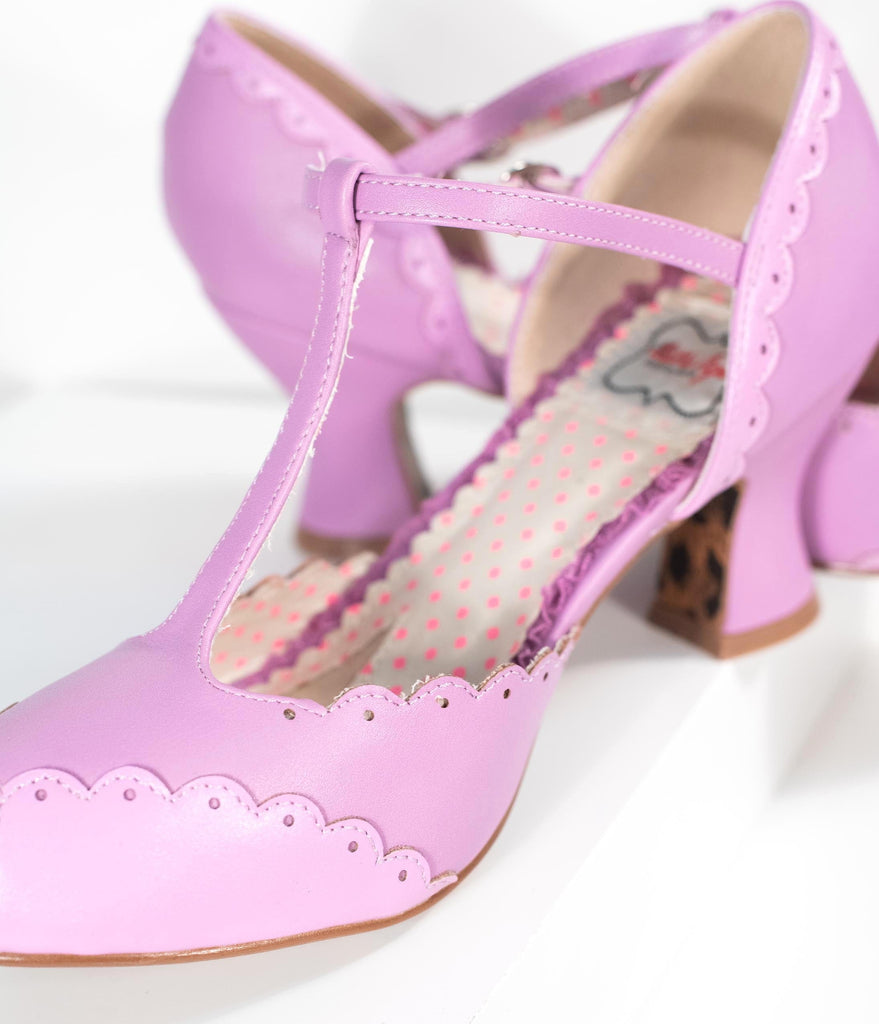 lavender open toe heels