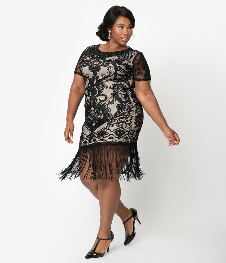 plus size roaring 20 dress