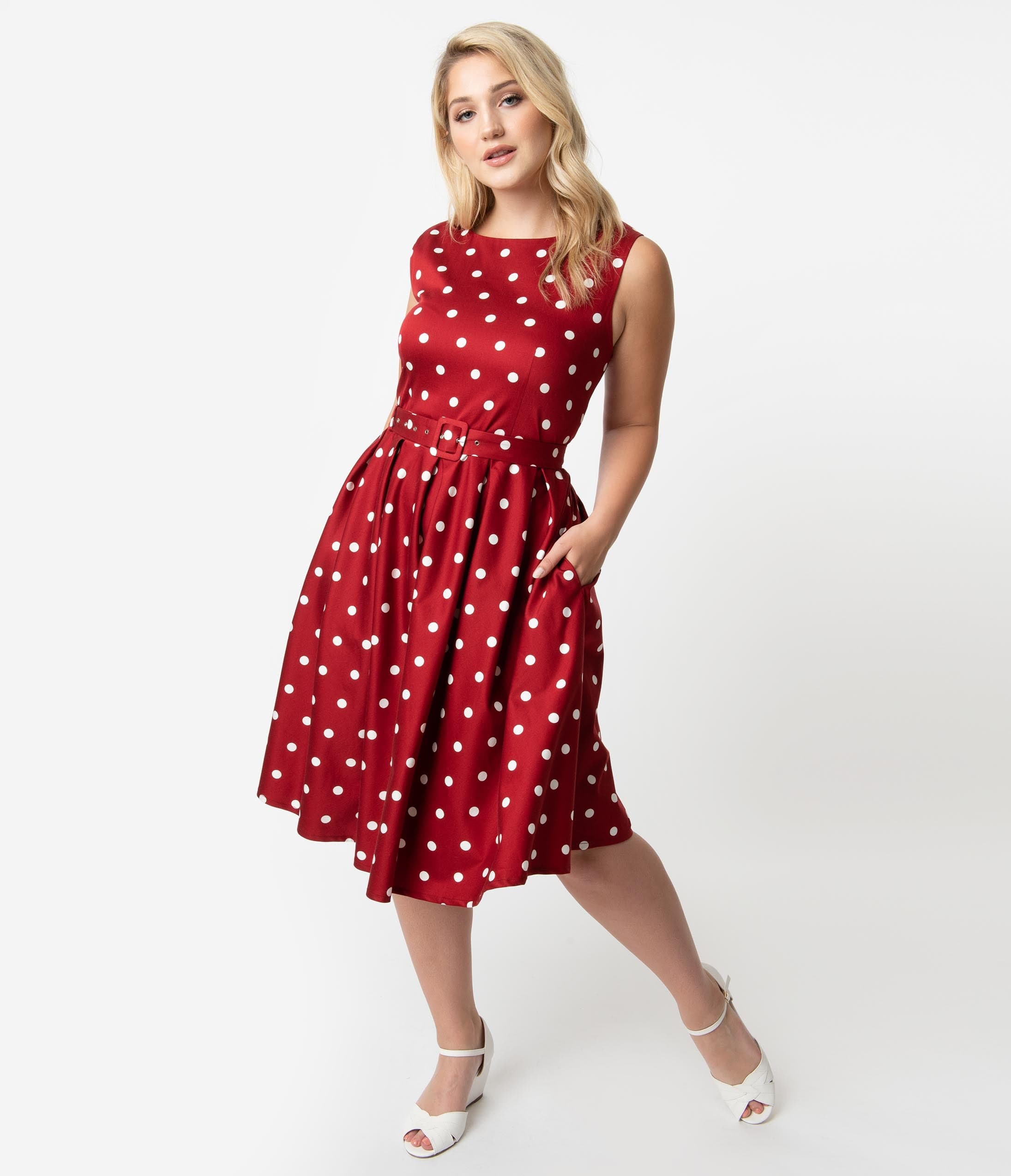 Vintage Polka Dot Dresses - 50s Spotty and Ditsy Prints