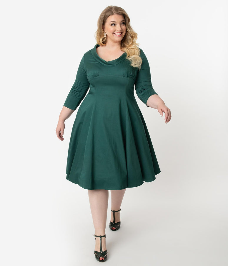 Plus Size Swing Dresses – Unique Vintage