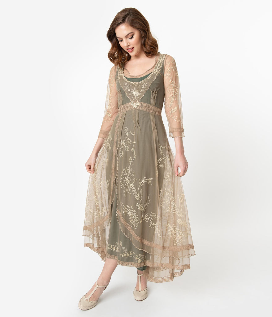 downton abbey tea dress