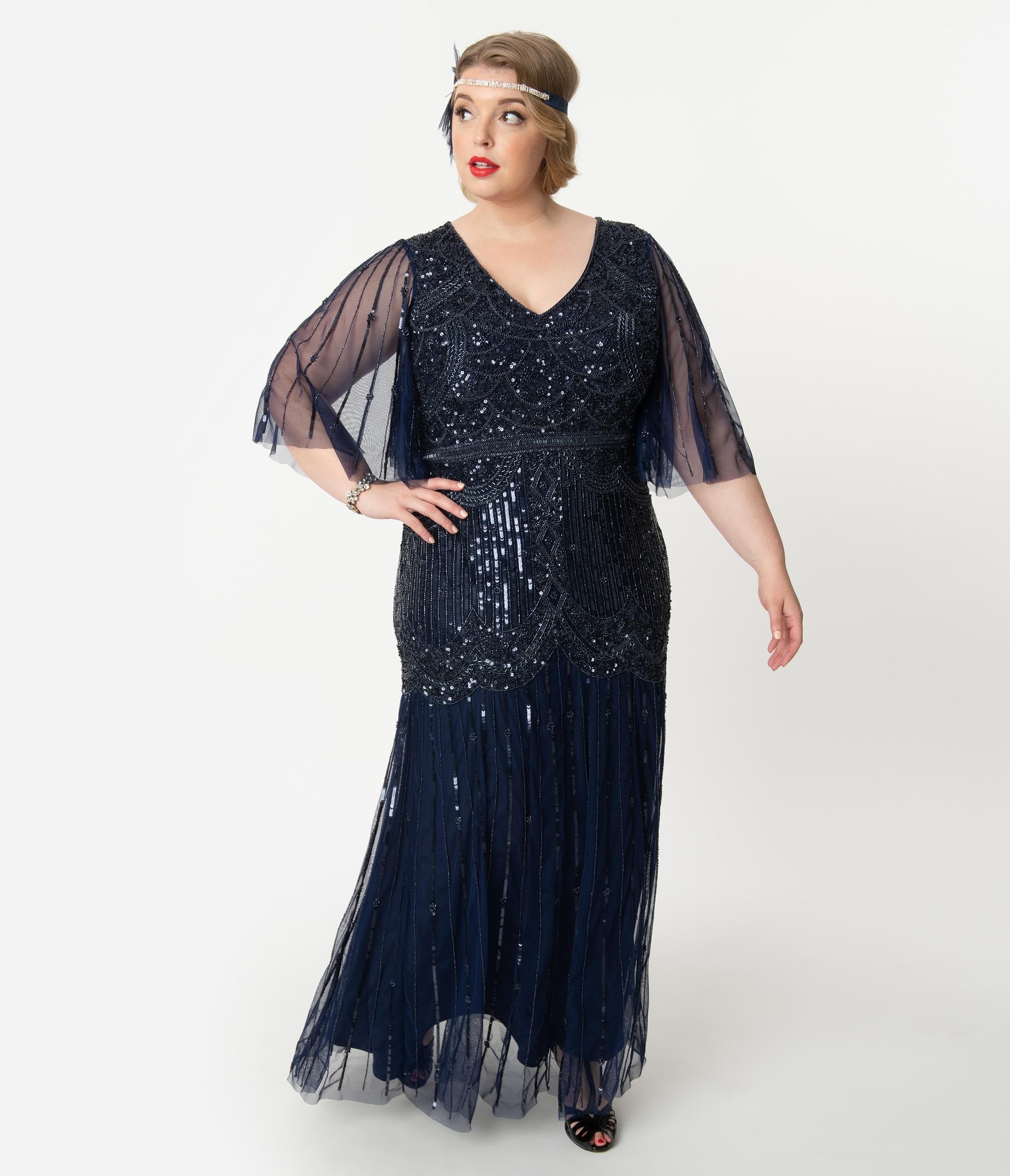 20s fancy dress plus size