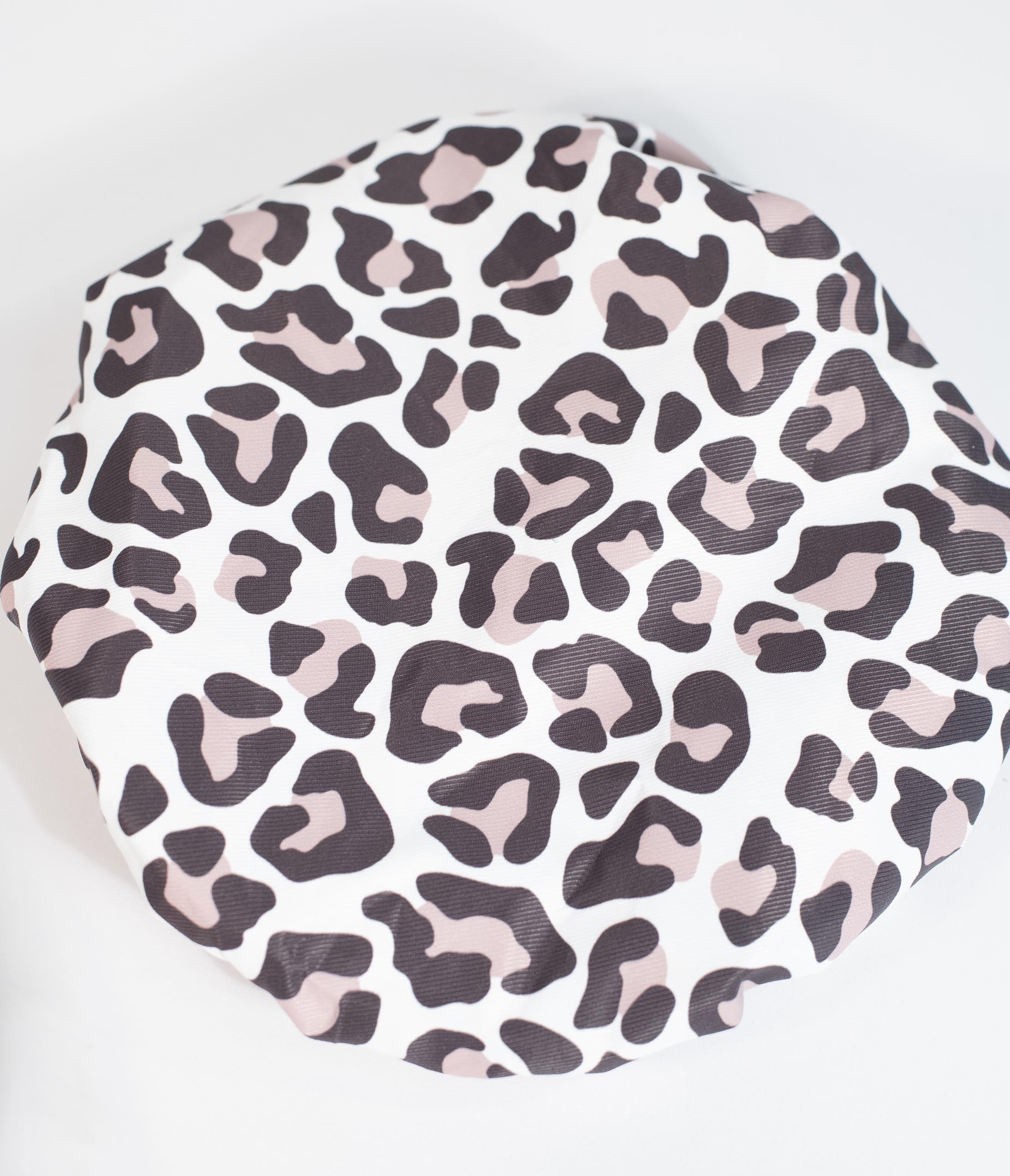 leopard shower cap