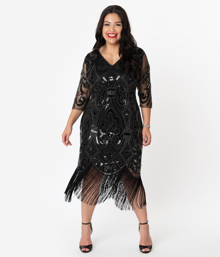 gatsby attire for female plus size