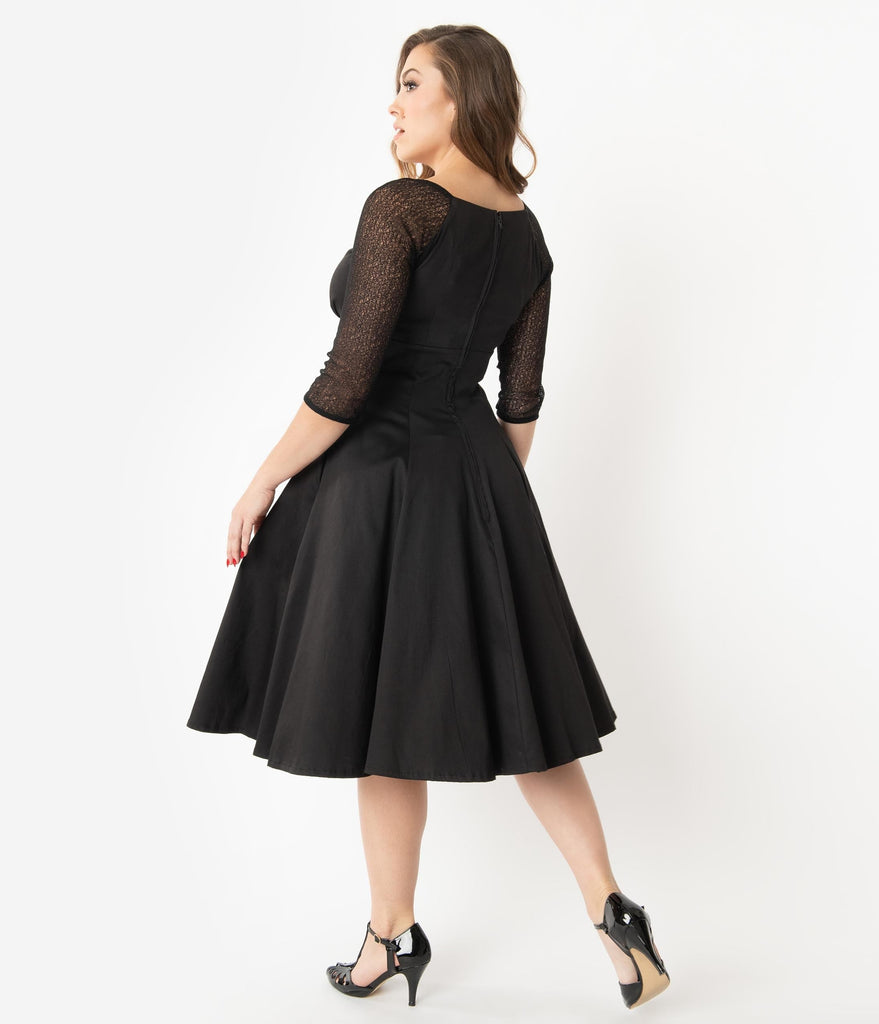 little black swing dress