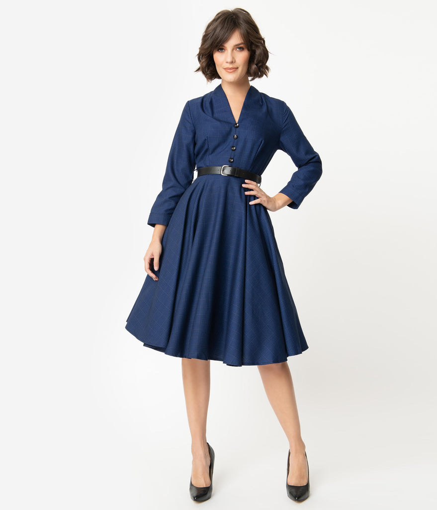 navy style dress