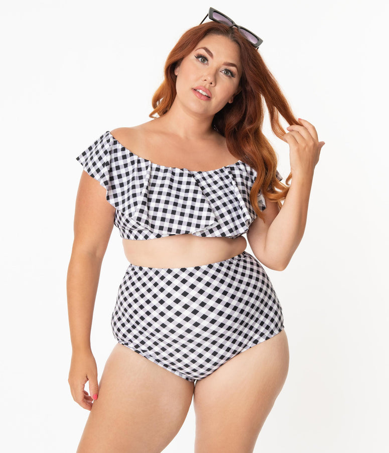 cute plus size swim