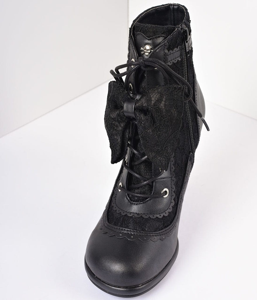 vegan black ankle boots