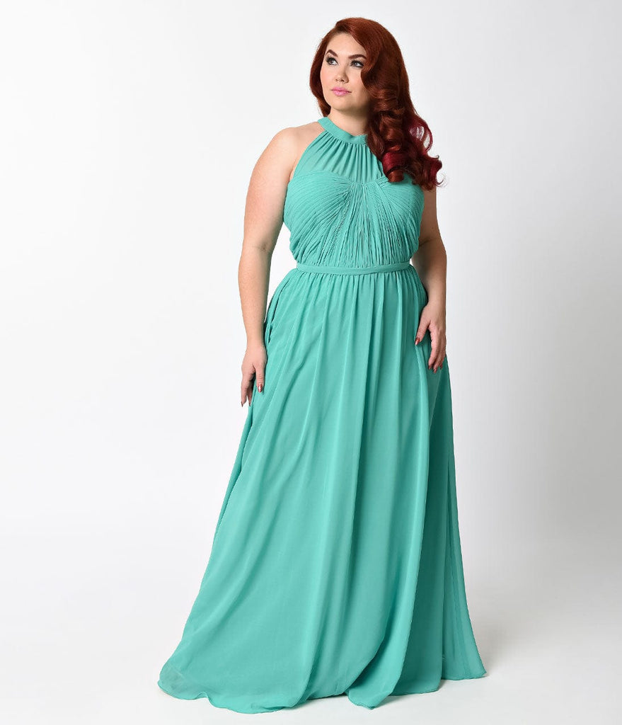 plus size grecian dress