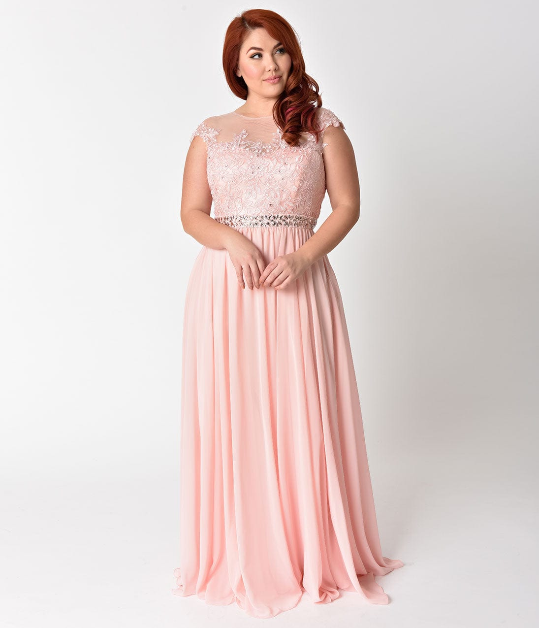 Plus Size Blush Dress Flash Sales, 52 ...