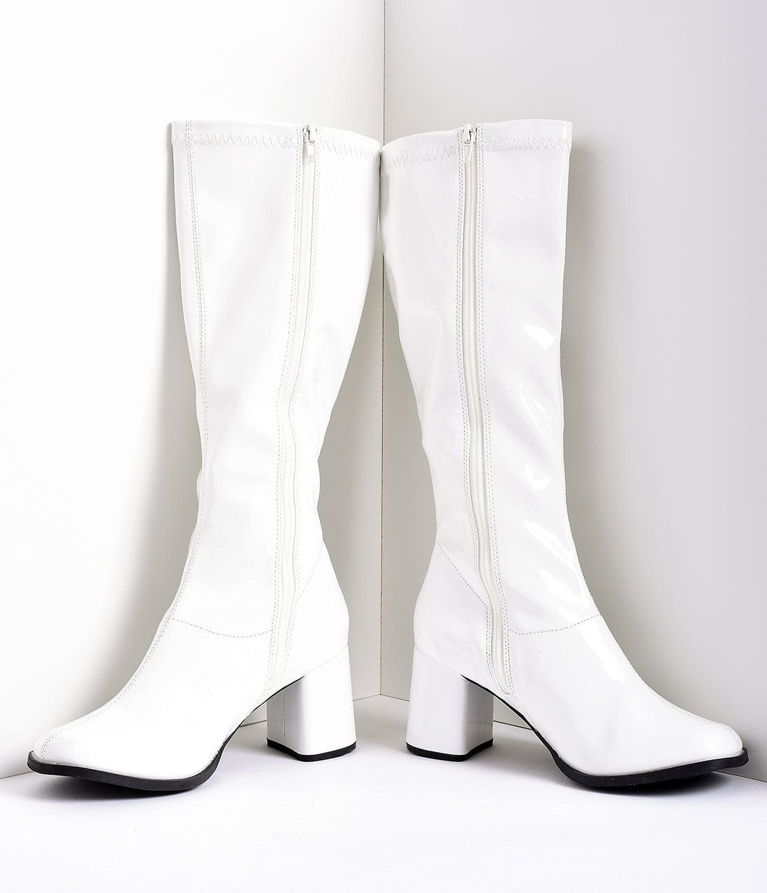 white seventies boots