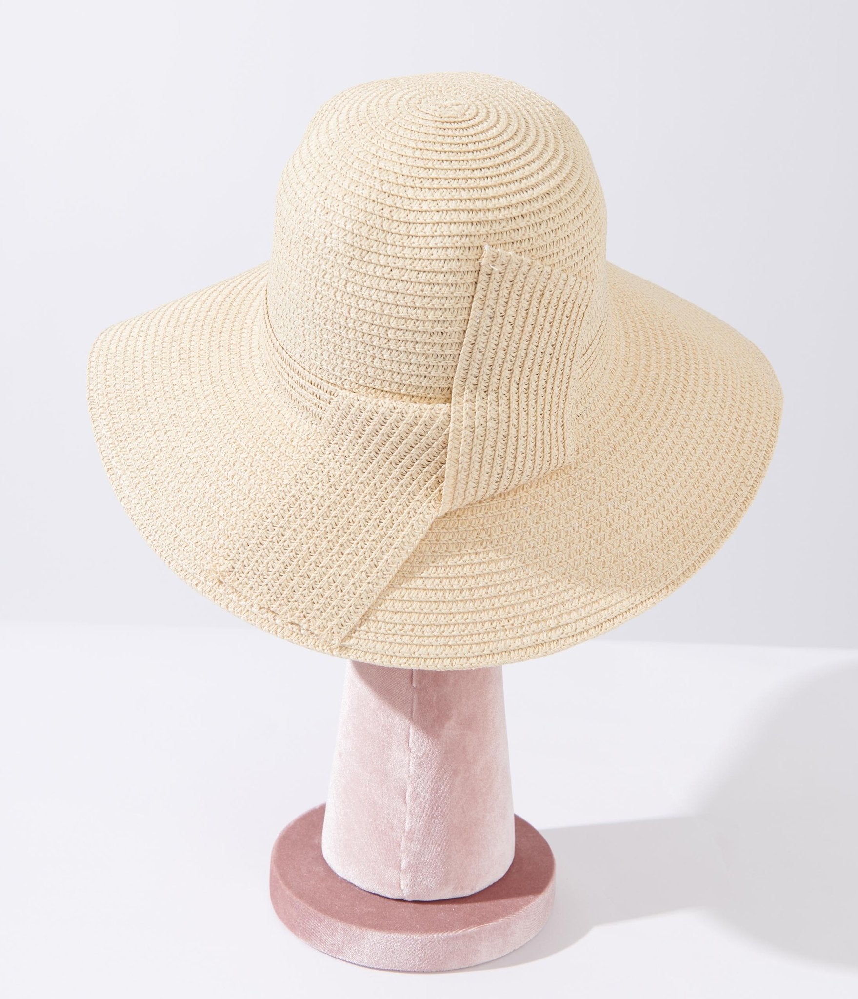 

Beige Paper Braid Bucket Hat