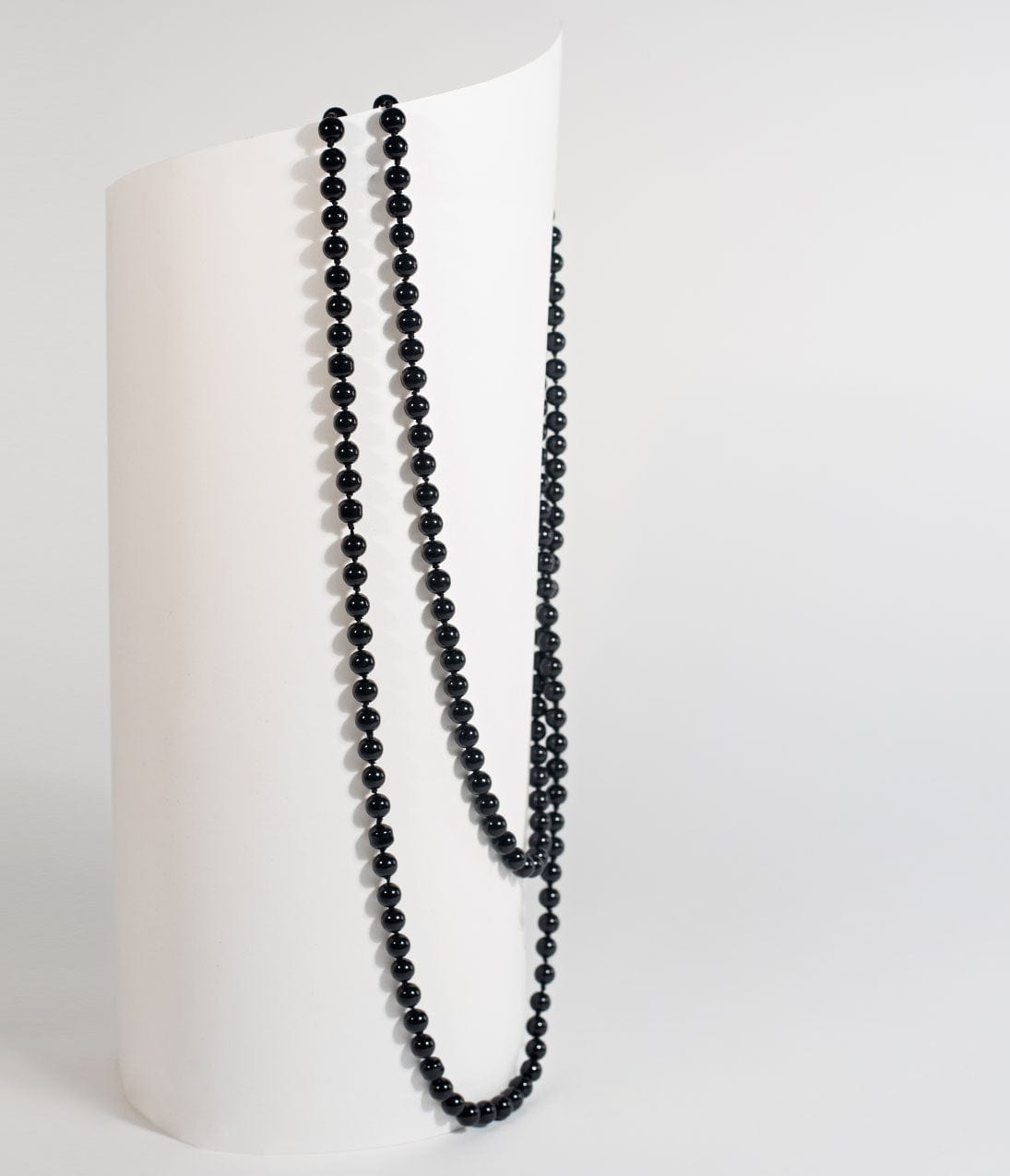

Black 60" Long Pearl Necklace