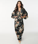 Short Wrap Floral Print Dress by Aakaa