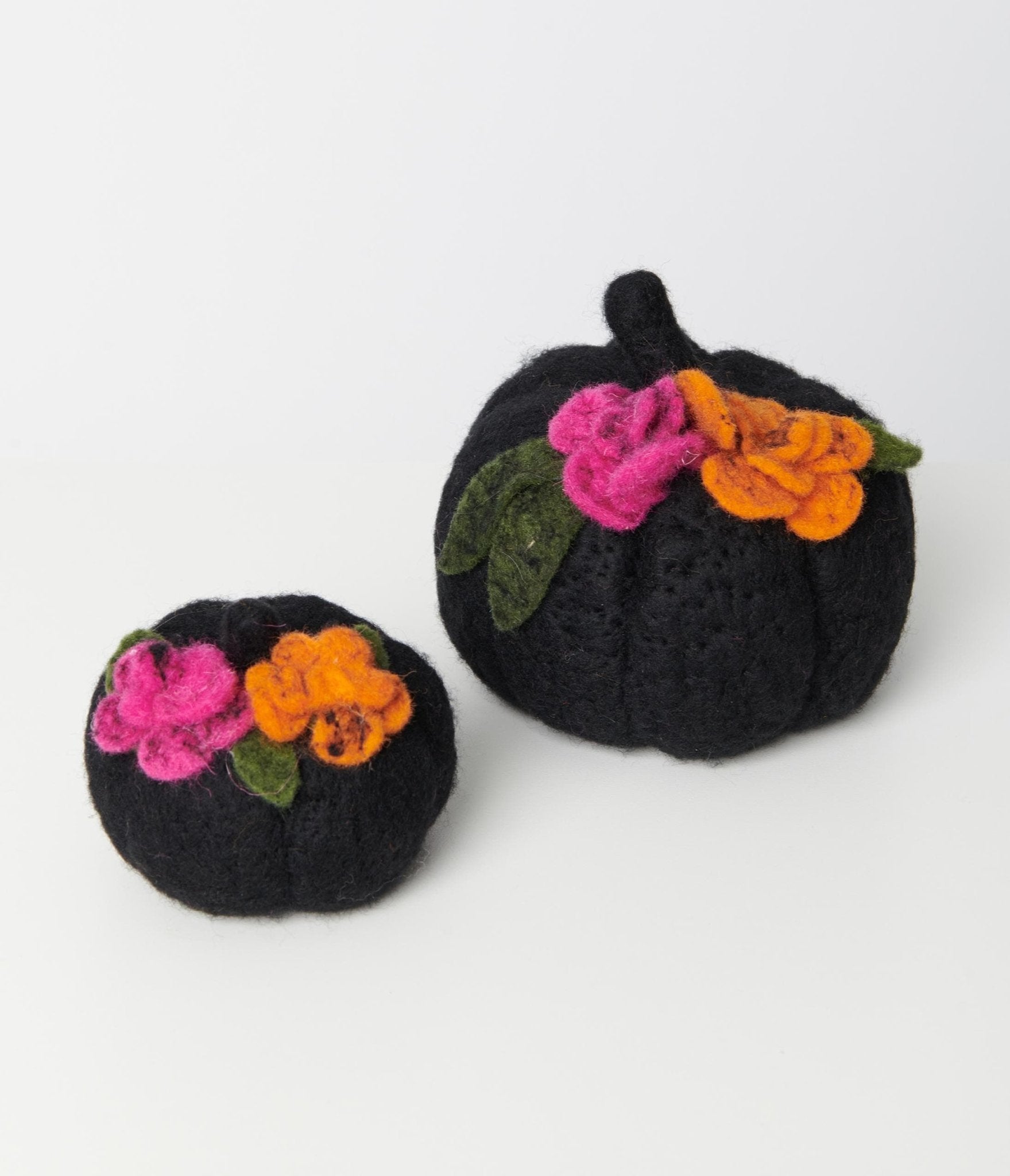 

Black Floral Pumpkins