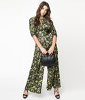 Black & Herbs Sojourn Jumpsuit