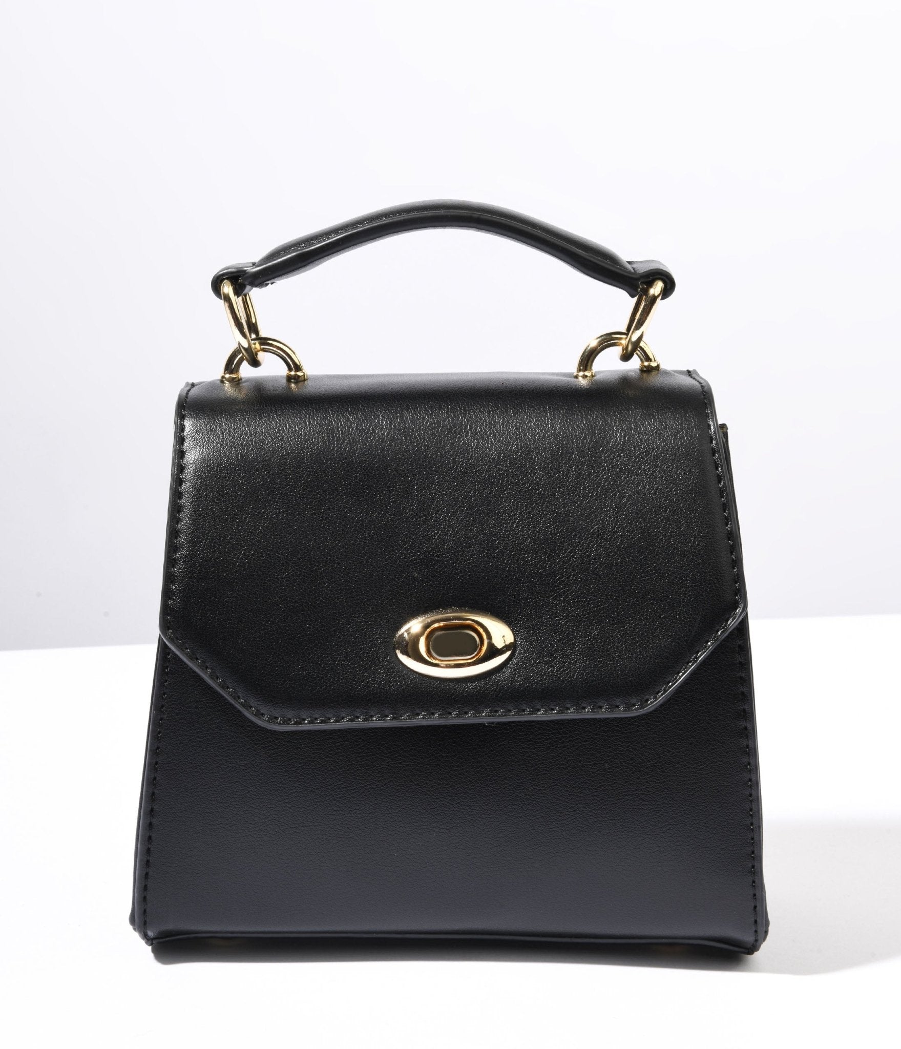 

Black Leatherette Mini Handbag