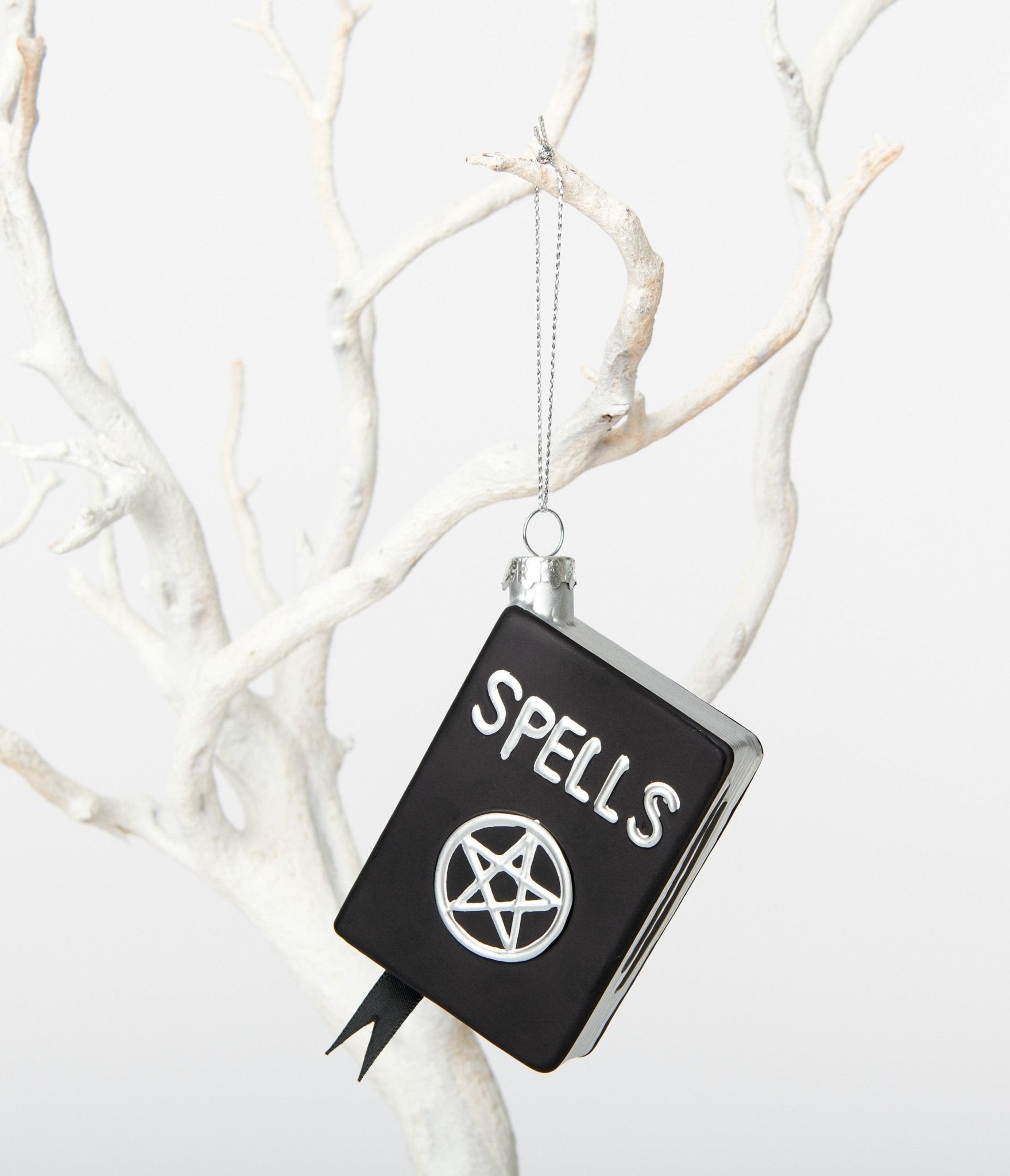 

Book Of Spells Glass Ornament