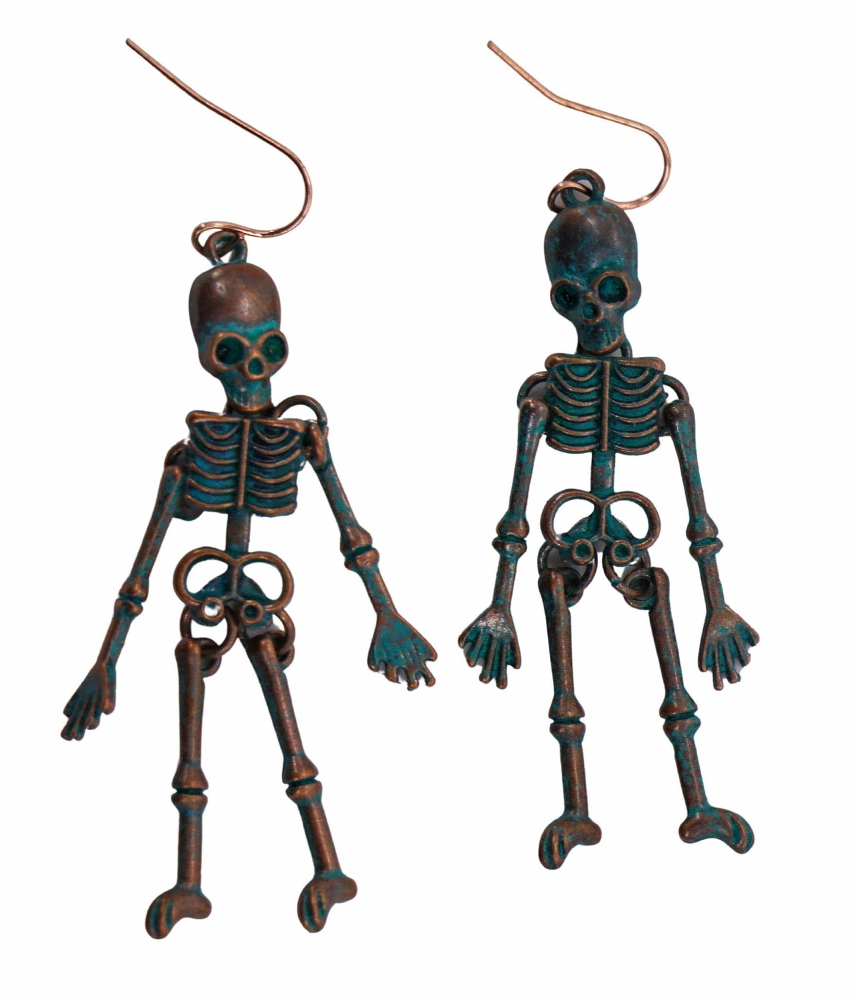 

Bronze Skeleton Earrings