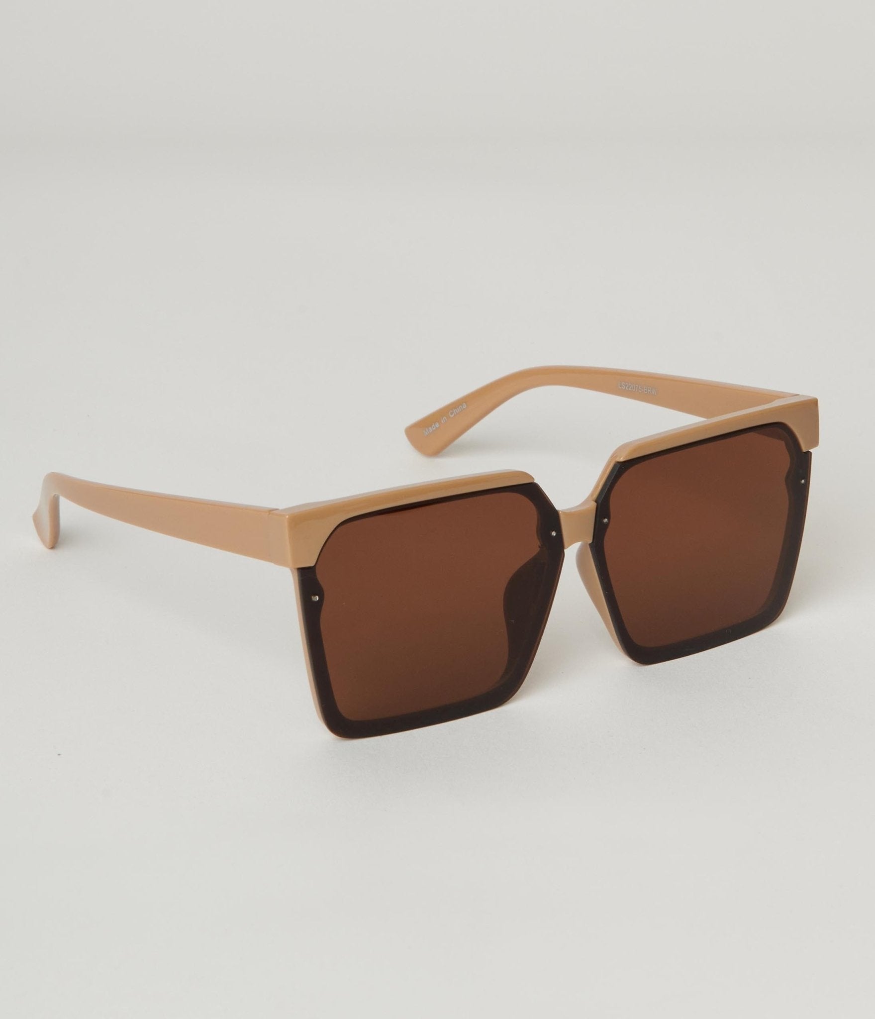 

Brown & Tan Square Sunglasses