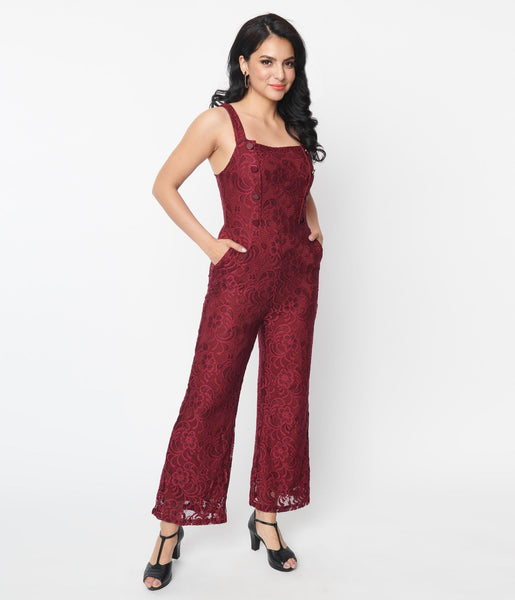 Square Neck Floral Print Fitted Jumpsuit