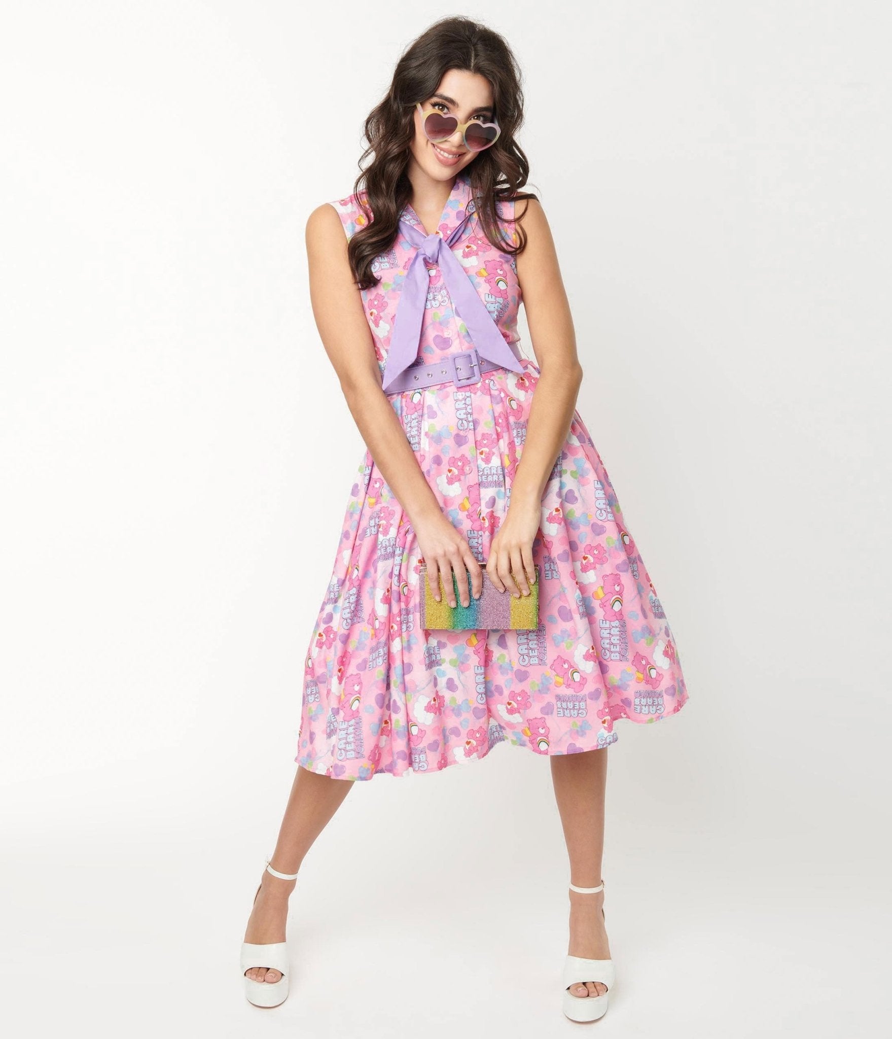 

Care Bears X Unique Vintage Care Bears Forever Edith Swing Dress