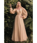 Sweetheart Chiffon Goddess Sheer Bridesmaid Dress by Cinderella Divine Moto
