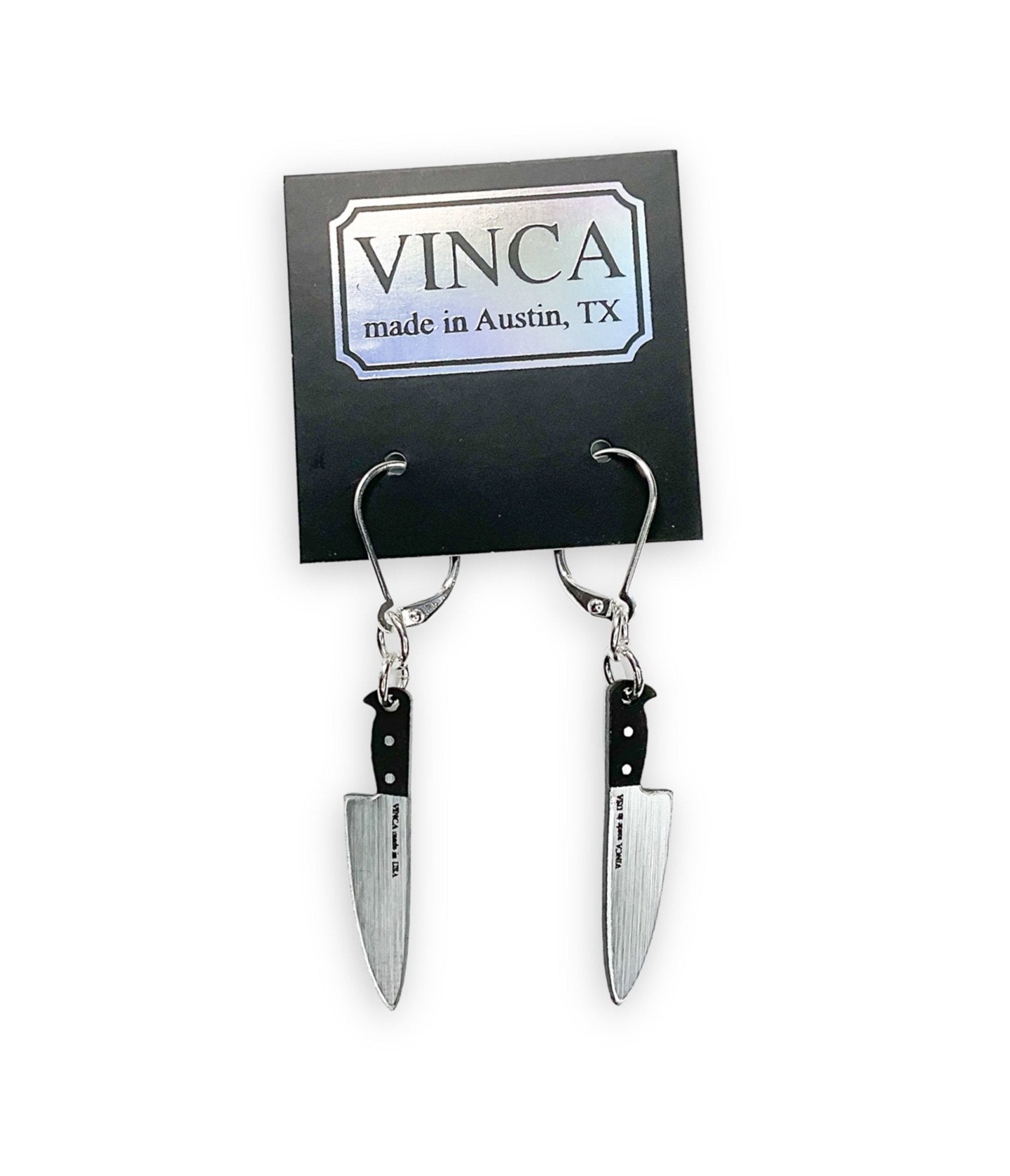 

Chef's Knife Dangle Earrings