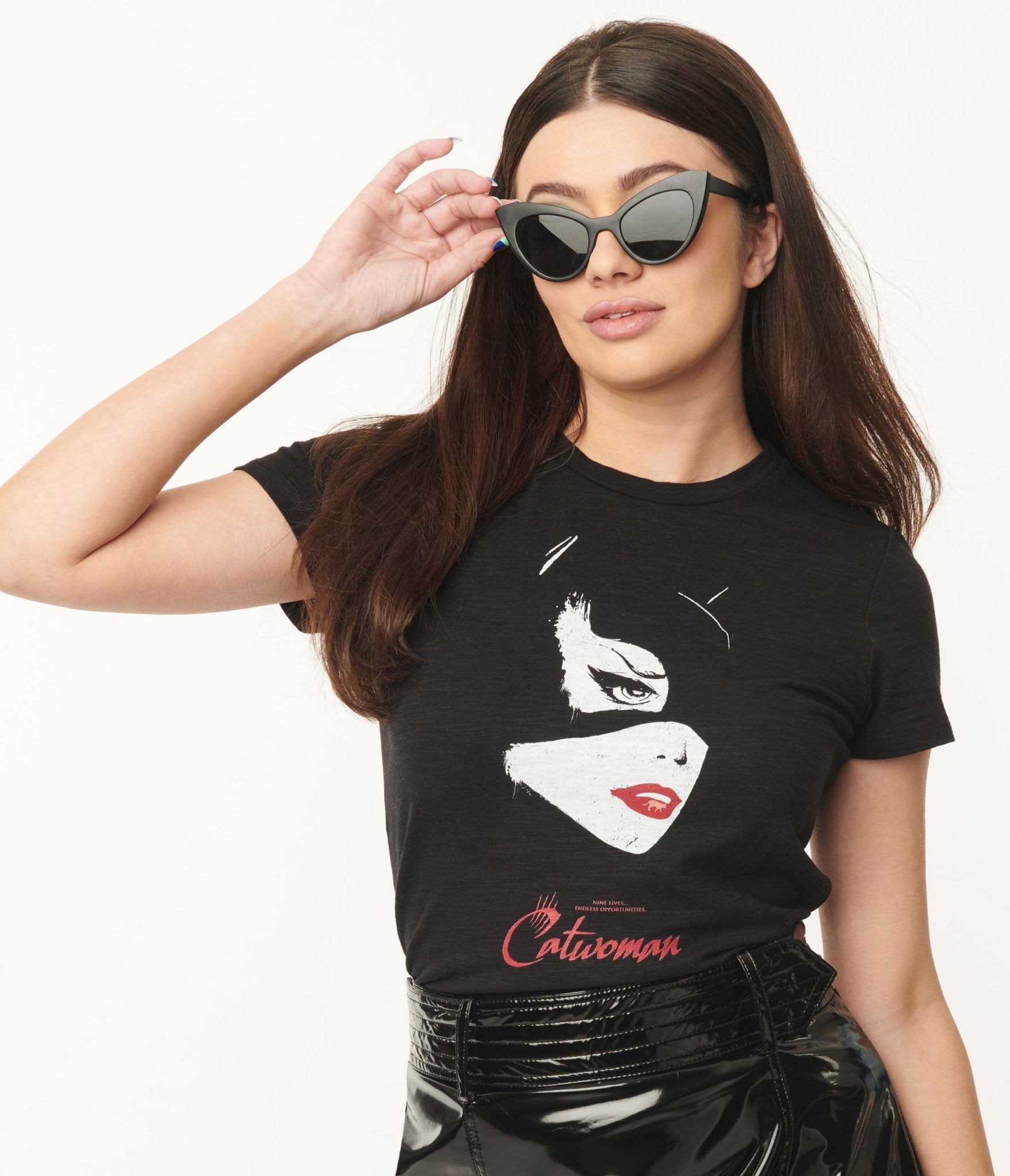 

Dc Comics X Unique Vintage Catwoman Womens Graphic Tee